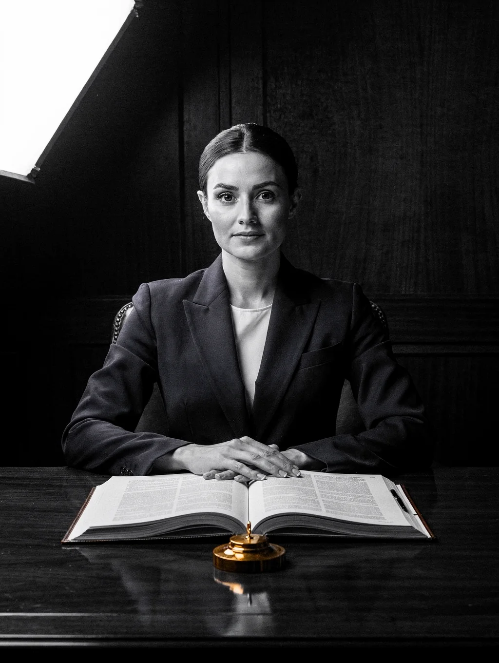 Portrait of Elena R. Thorne, attorney at LexCorp